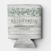 ユーカリ結婚したグリーメリーン結婚とビール 缶クーラー (裏面)