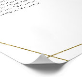 ユーカリ結婚のテーブル座席表 ポスター (角)