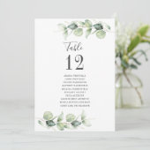 ユーカリ結婚のテーブル番号(ゲスト名あり) (スタンド正面)