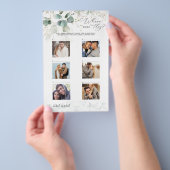 ユーカリ結婚のブライダルシャワー チラシ (ハンドル)