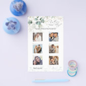 ユーカリ結婚のブライダルシャワー チラシ (シングル)