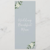 ユーカリ結婚のメニュー プログラム (正面)