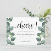 ユーカリ結婚のリハーサルディナー招待状 招待状 (スタンド正面)