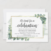 ユーカリ結婚のリハーサルディナー招待状 招待状 (正面)