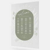 ユーカリ結婚のリースシーティングチャートID901 アクリルサイン (傾斜)