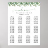 ユーカリ結婚の座席表 ポスター (正面)