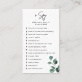 ユーカリ結婚の愛のQRコードのキャプチャ エンクロージャーカード (裏面)