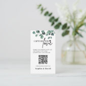 ユーカリ結婚の愛のQRコードのキャプチャ エンクロージャーカード (スタンド正面)
