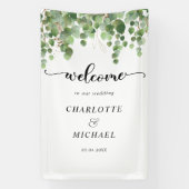 ユーカリ結婚の歓迎 横断幕 (縦)