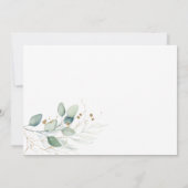 ユーカリ結婚の発表 招待状 (裏面)