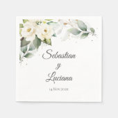 ユーカリ結婚の紙ナプキン スタンダードカクテルナプキン (正面)