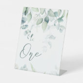 ユーカリ結婚の表番号台座標識 台座サイン (正面)