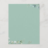 ユーカリ結婚の詳細カード エンクロージャーカード (裏面)