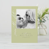 ユーカリ結婚カラートーンの緑ID901 セーブザデート (スタンド正面)