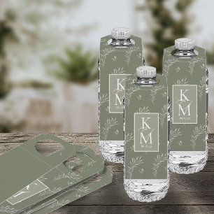 ユーカリ結婚カラートーンの緑ID901 ボトルネックタグ