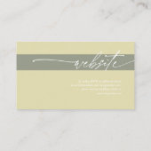 ユーカリ結婚カラートーンGreen2 ID901 エンクロージャーカード (裏面)