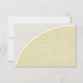 ユーカリ結婚カラートーンV1HグリーンID901 出欠カード (正面)