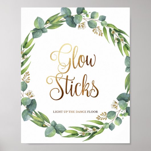 ユーカリ結婚カリのシッ白熱［赤熱］光を放つク徴候 ポスター (正面)