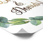 ユーカリ結婚カリのドーナツ徴候 ポスター (角)