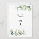 ユーカリ結婚カリの座席番号7 (正面)