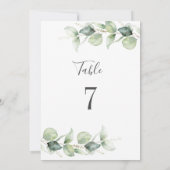 ユーカリ結婚カリの座席番号7 (裏面)