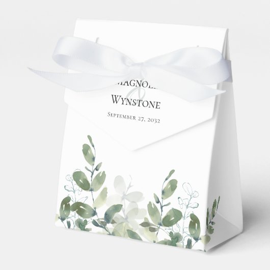 ユーカリ結婚カリの緑 フェイバーボックス (正面サイド)