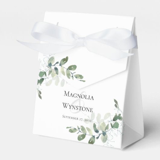 ユーカリ結婚カリの緑 フェイバーボックス (正面サイド)