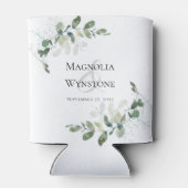 ユーカリ結婚グリネリーのモノグラム 缶クーラー (裏面)