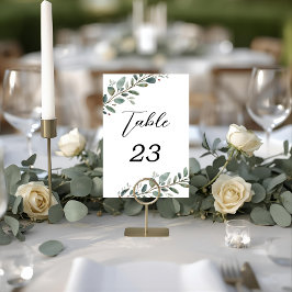 ユーカリ結婚グリネリーの表番号 テーブルナンバー