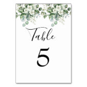 ユーカリ結婚グリネリー表番号 テーブルナンバー (裏面)