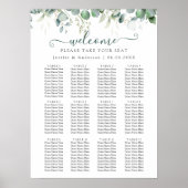 ユーカリ結婚グリーンリーのシーティンググラフポスター ポスター (正面)