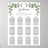 ユーカリ結婚グリーンリーのシーティンググラフポスター ポスター (正面)