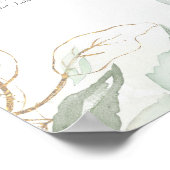 ユーカリ結婚グリーンリー座席表 ポスター (角)