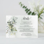 ユーカリ結婚グリーンリー詳細挿入カード エンクロージャーカード (スタンド正面)