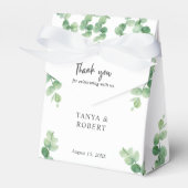 ユーカリ結婚スエレガントサンキューシンプルシック フェイバーボックス (正面サイド)