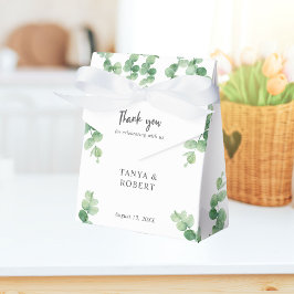 ユーカリ結婚スエレガントサンキューシンプルシック フェイバーボックス