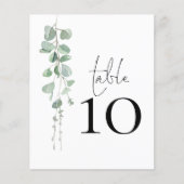 ユーカリ結婚スクリプトの表番号 (正面)