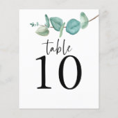 ユーカリ結婚スクリプトの表番号 (裏面)