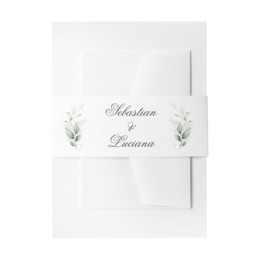 ユーカリ結婚ススペインの 招待状ベリーバンド (正面例)