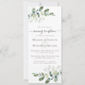 ユーカリ結婚ス夕べ披露宴デジタルエビテ 招待状 (正面)