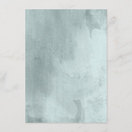 ユーカリ結婚ス詳細インフォメーションゲスト エンクロージャーカード (裏面)