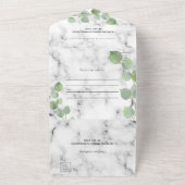 ユーカリ結婚ス オールインワン招待状 (外側)