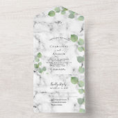 ユーカリ結婚ス オールインワン招待状 (内側)