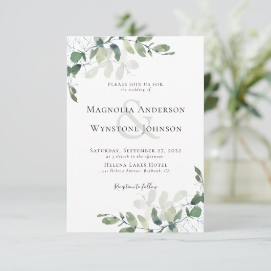 ユーカリ結婚ス 招待状 (スタンド正面)