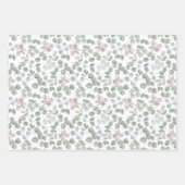 ユーカリ結婚セージ ラッピングペーパーシート (正面)