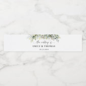 ユーカリ結婚フローラのウォーターボトルラベル ペットボトルラベル (シングルラベル)