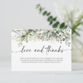 ユーカリ結婚フローラ式サンキューカード サンキューカード (スタンド正面)