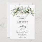 ユーカリ結婚フローラ式招待状 招待状 (正面)