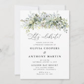 ユーカリ結婚フローラ式招待状 招待状 (正面)