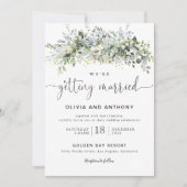 ユーカリ結婚フローラ式招待状 招待状 (正面)